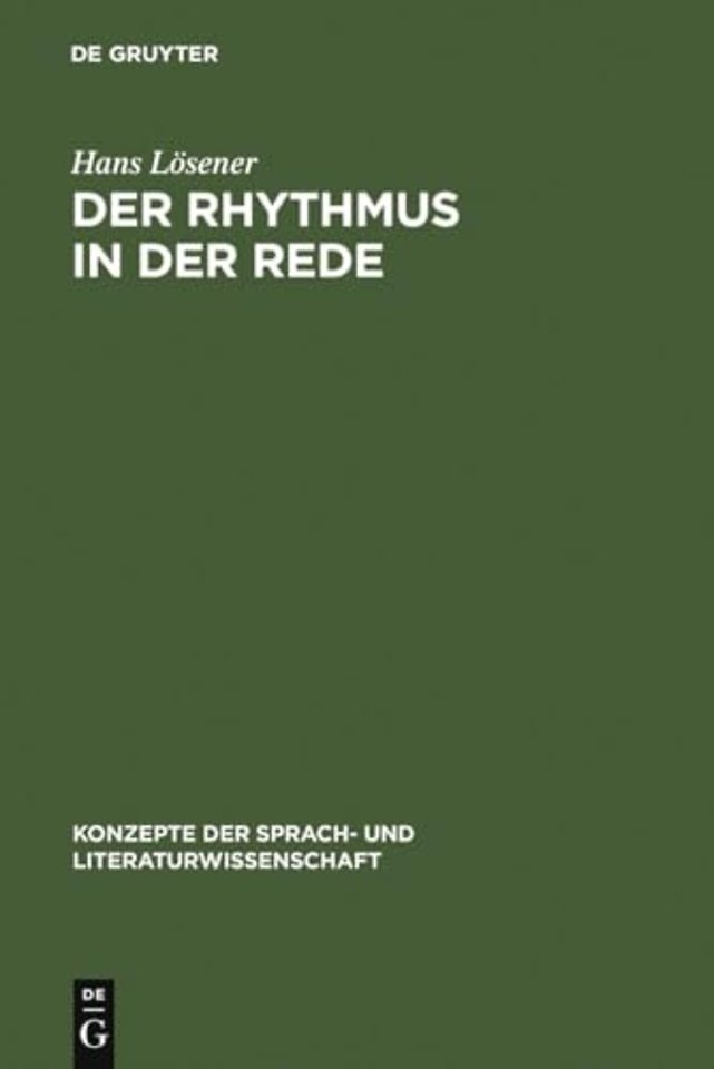 Der Rhythmus in der Rede – Linguistische und literaturwissenschaftliche Aspekte des Sprachrhythmus
