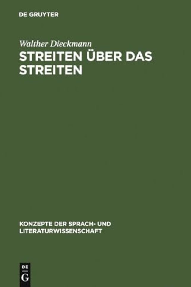 Streiten uber das Streiten
