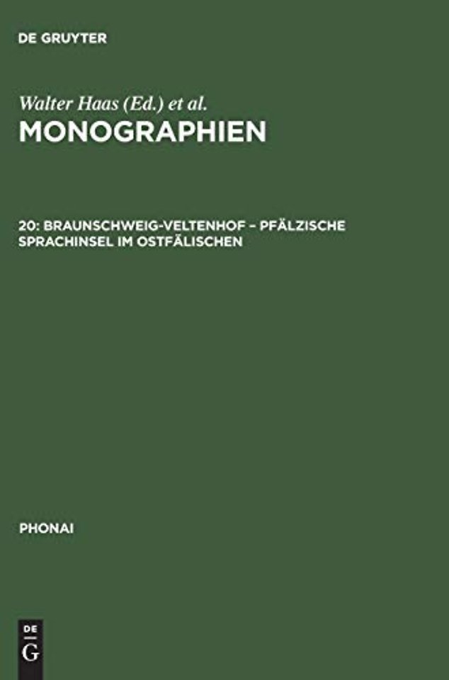 Braunschweig–Veltenhof – Pfälzische Sprachinsel im Ostfälischen