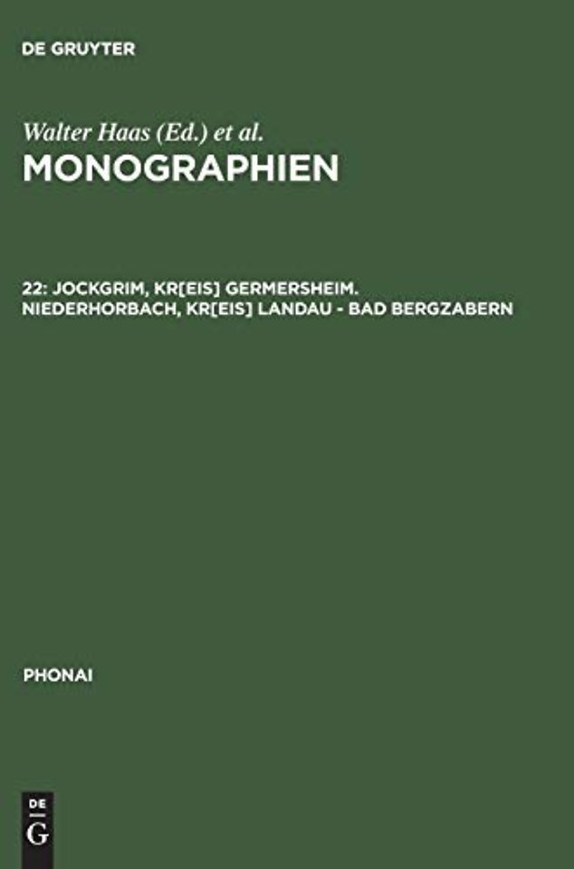Jockgrim, Kr[eis] Germersheim. Niederhorbach, Kr[eis] Landau – Bad Bergzabern