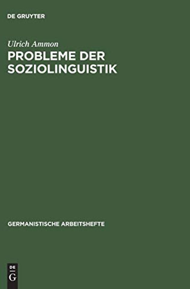 Probleme der Soziolinguistik