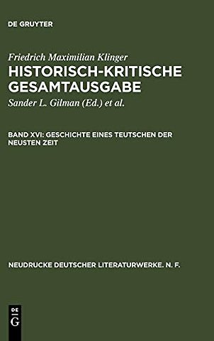 Geschichte eines Teutschen der neusten Zeit