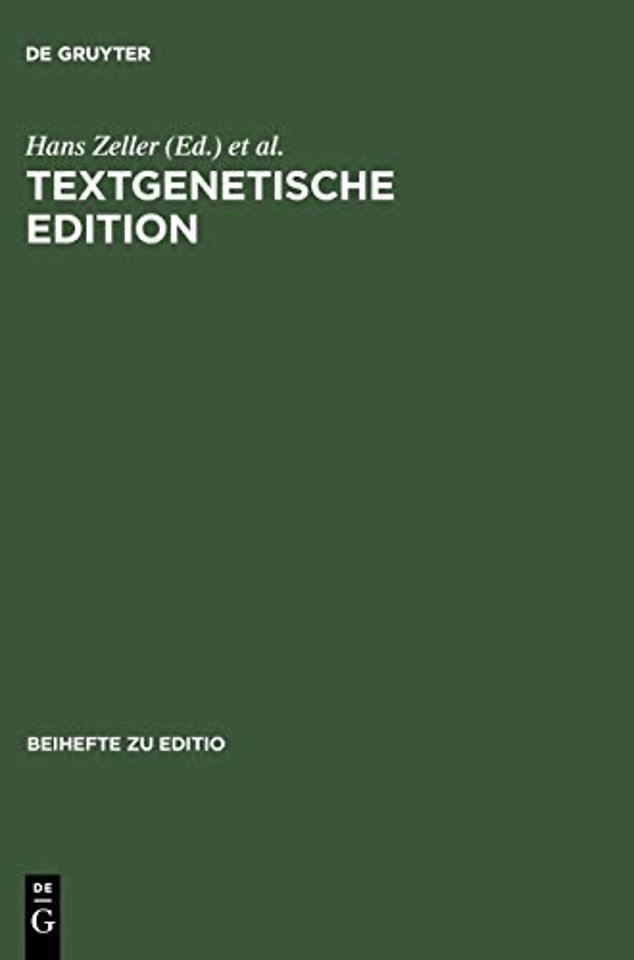 Textgenetische Edition