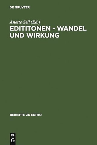 Edititonen – Wandel und Wirkung