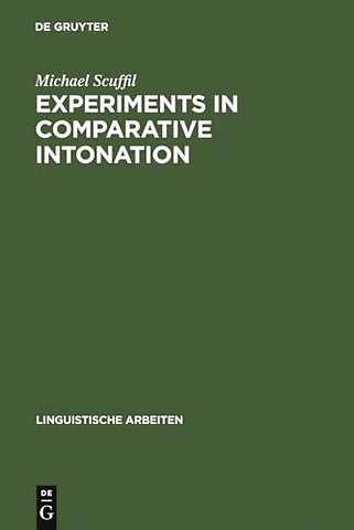 Experiments in Comparative Intonation – A Case–Study of English and German