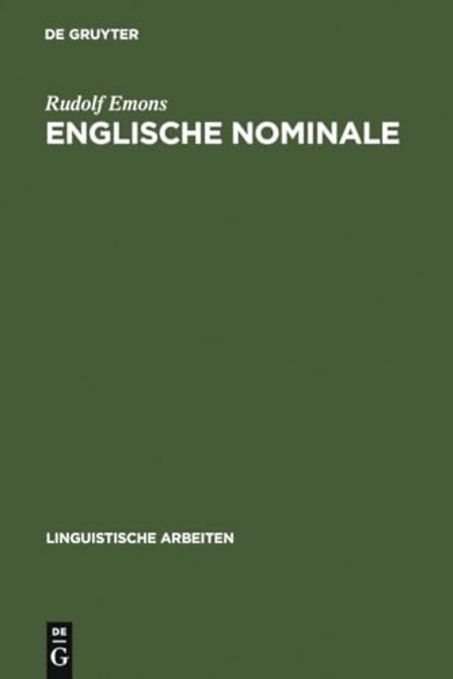 Englische Nominale – Konstituenz und syntagmatische Semantik