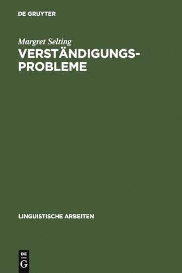 Verständigungsprobleme – Eine empirische Analyse am Beispiel der Bürger–Verwaltungs–Kommunikation