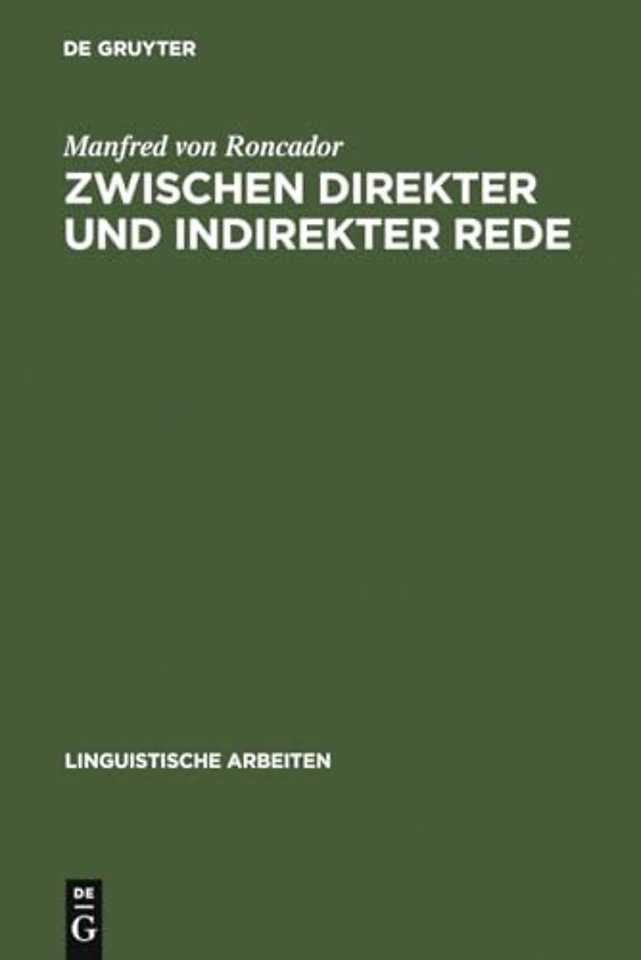 Zwischen direkter und indirekter Rede – nichtwörtliche direkte Rede, erlebte Rede, logophorische Konstruktionen und Verwandtes