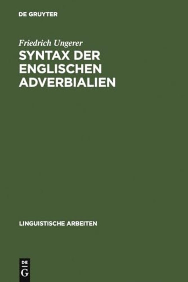 Syntax der englischen Adverbialien
