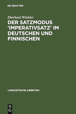 Der Satzmodus `Imperativsatz` im Deutschen und Finnischen