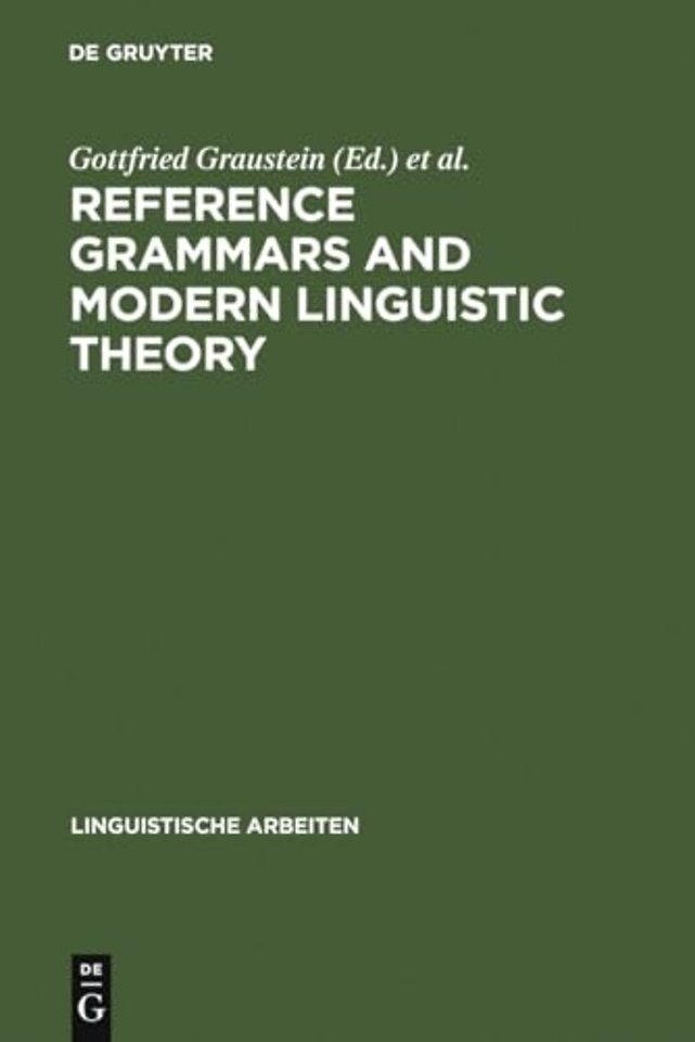 Reference Grammars and Modern Linguistic Theory