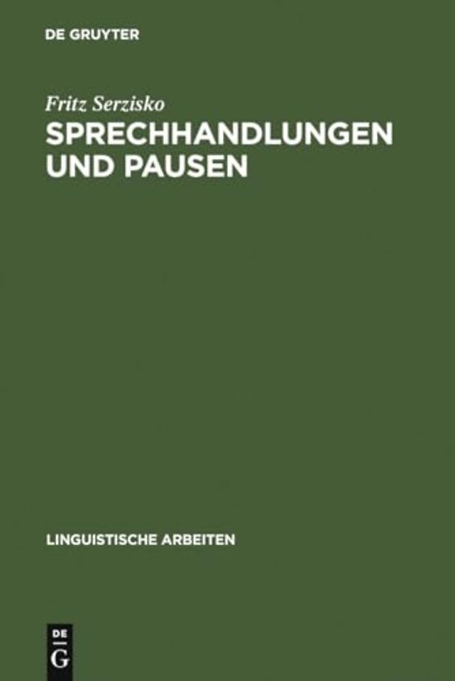 Sprechhandlungen und Pausen