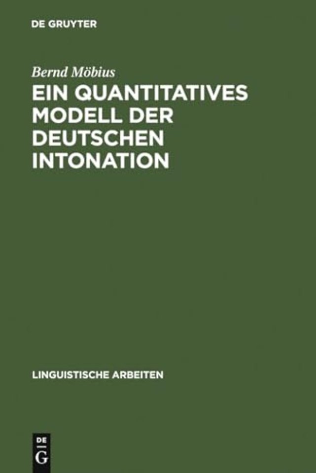 Ein quantitatives Modell der deutschen Intonatio – Analyse und Synthese von Grundfrequenzverläufen