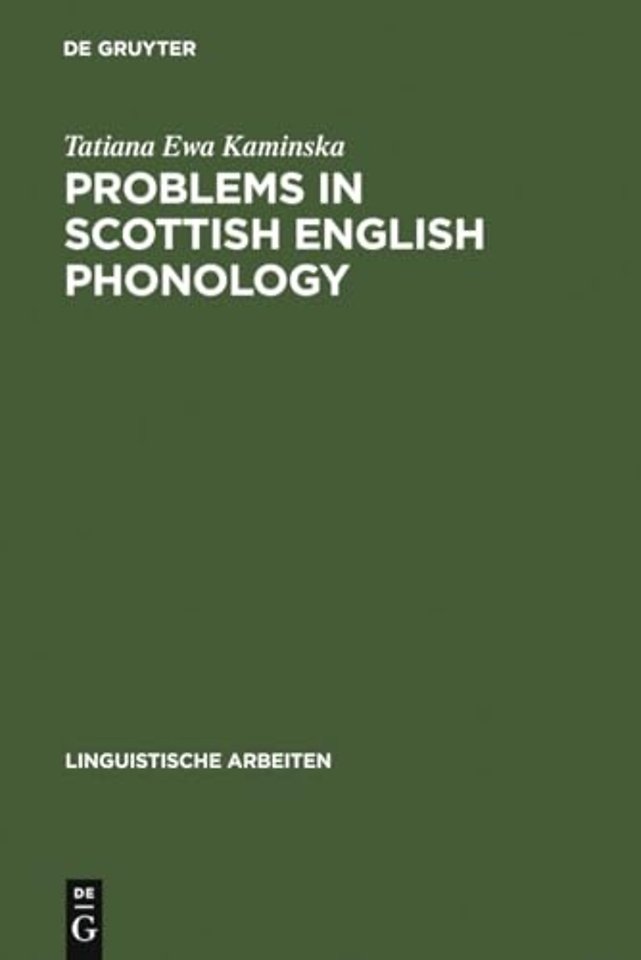 Problems in Scottish English Phonology