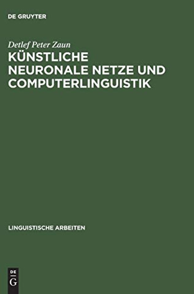 Kunstliche neuronale Netze und Computerlinguistik