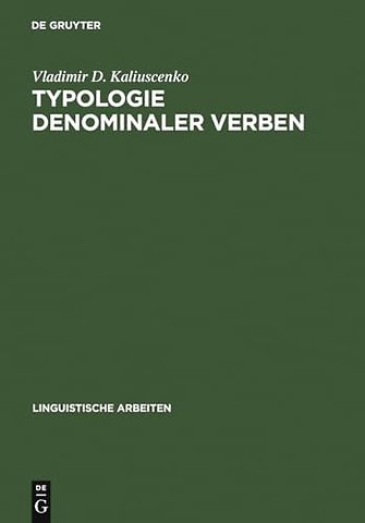 Typologie denominaler Verben