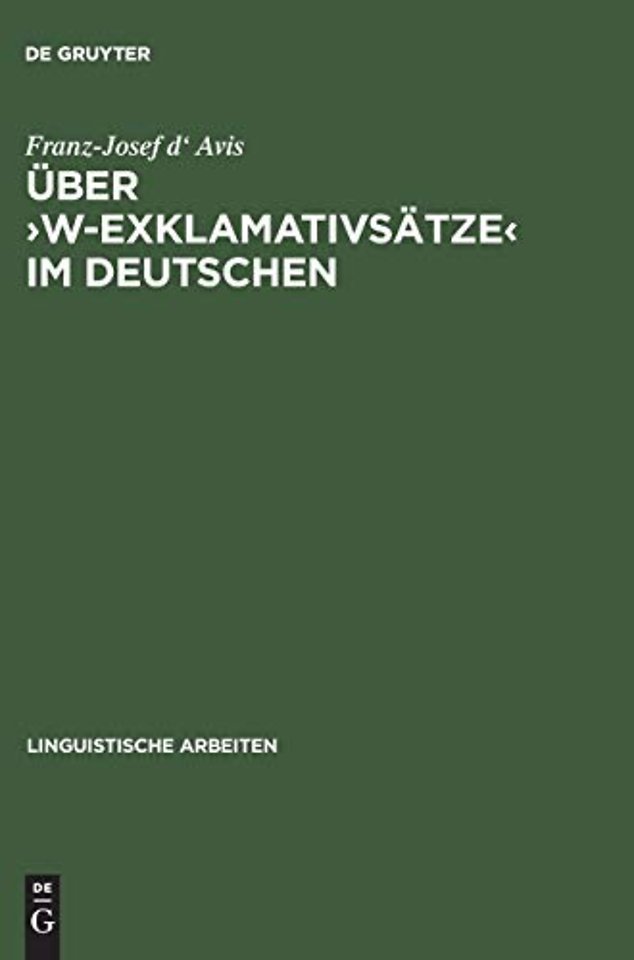 Uber >w-Exklamativsatze