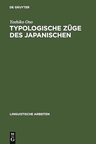 Typologische Züge des Japanischen
