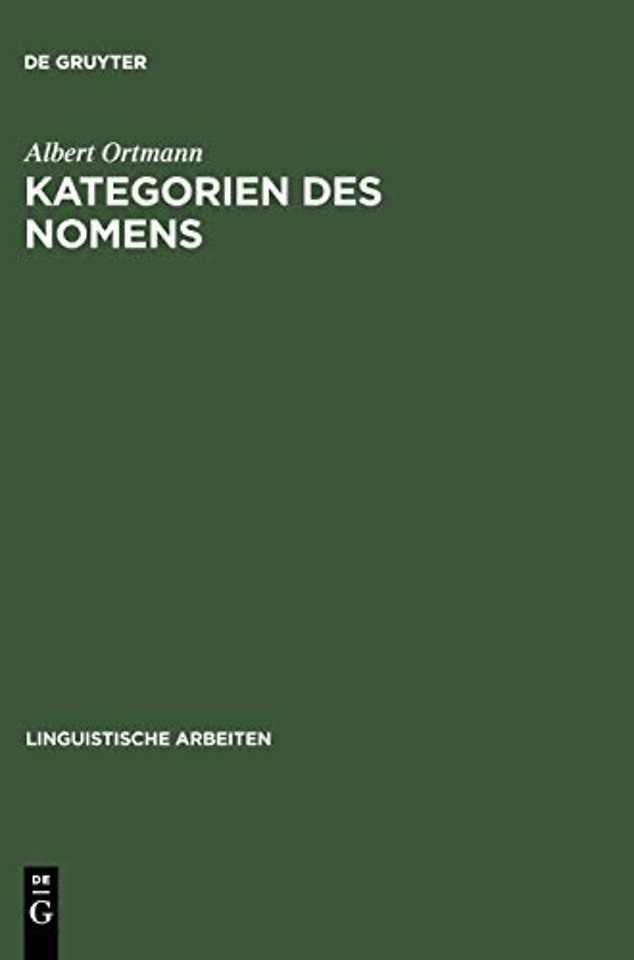 Kategorien des Nomens – Schnittstellen und Ökonomie