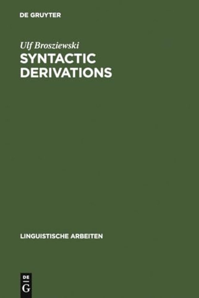 Syntactic Derivations – A Nontransformational View