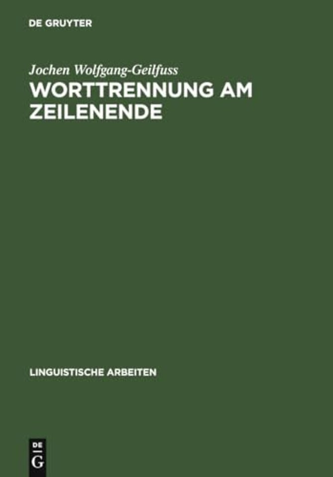 Worttrennung am Zeilenende – Über die deutschen Worttrennungsregeln, ihr Erlernen in der Grundschule und das Lesen getrennter Wörter