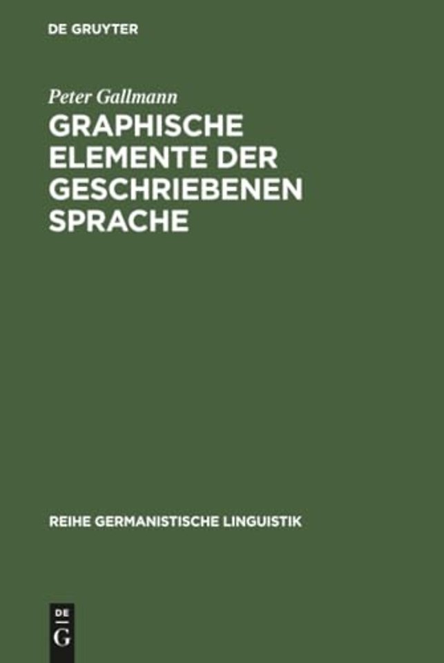 Graphische Elemente der geschriebenen Sprache