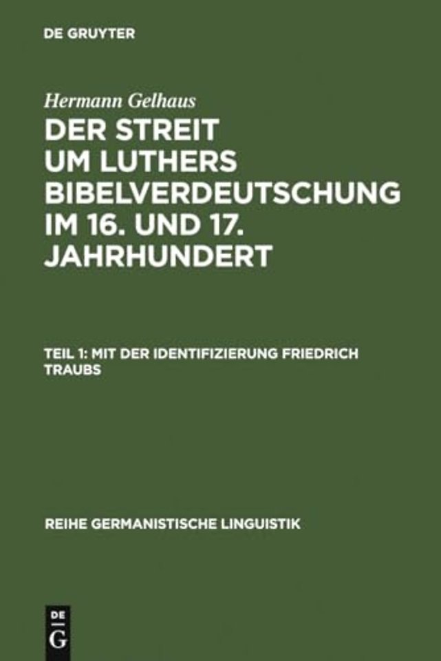Mit der Identifizierung Friedrich Traubs