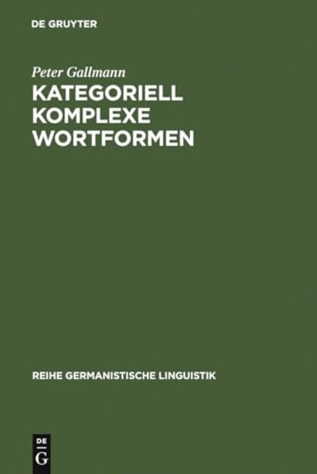 Kategoriell komplexe Wortformen – das Zusammenwirken von Morphologie und Syntax bei der Flexion von Nomen und Adjektiv