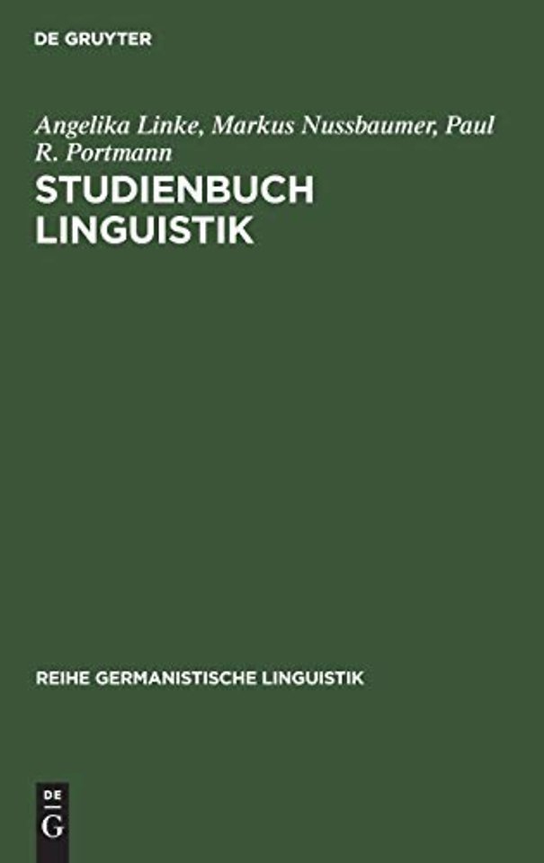 Studienbuch Linguistik – Ergänzt um ein Kapitel »Phonetik/Phonologie« von Urs Willi