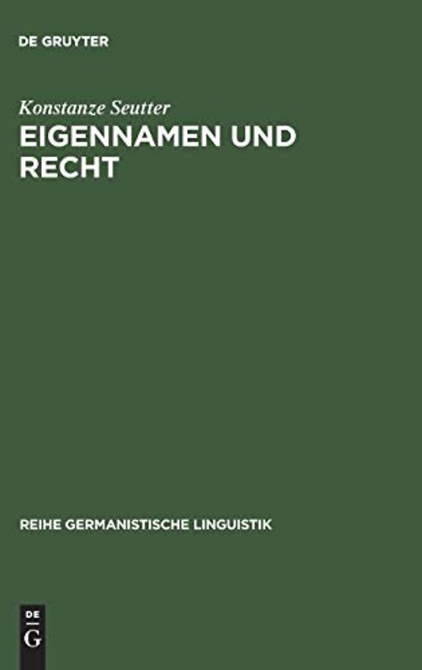 Eigennamen und Recht