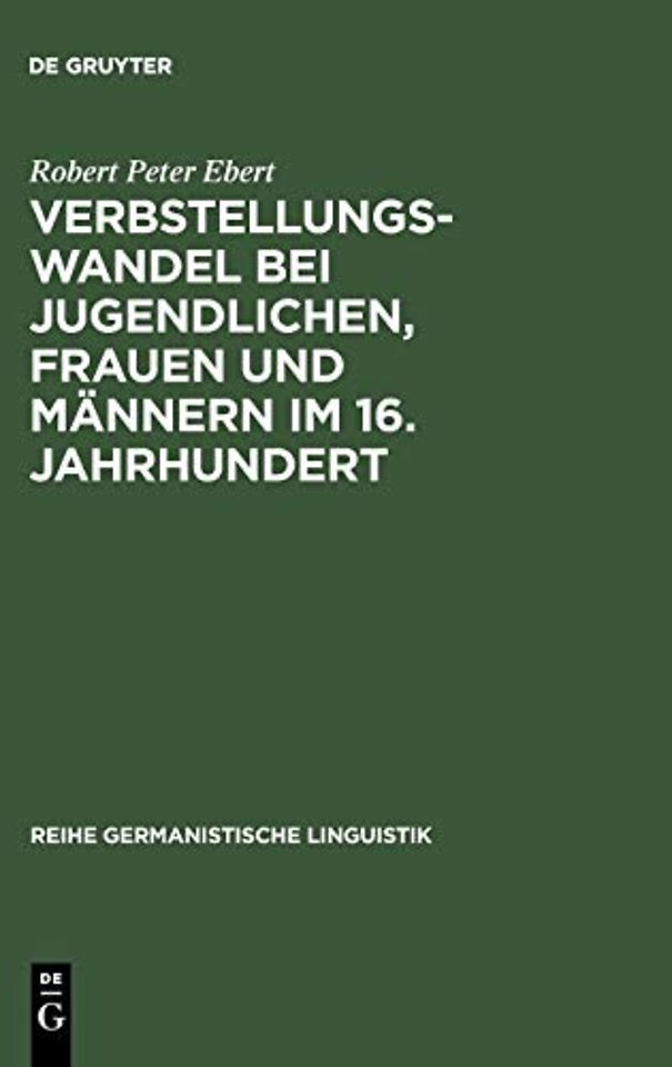 Verbstellungswandel bei Jugendlichen, Frauen und Männern im 16. Jahrhundert