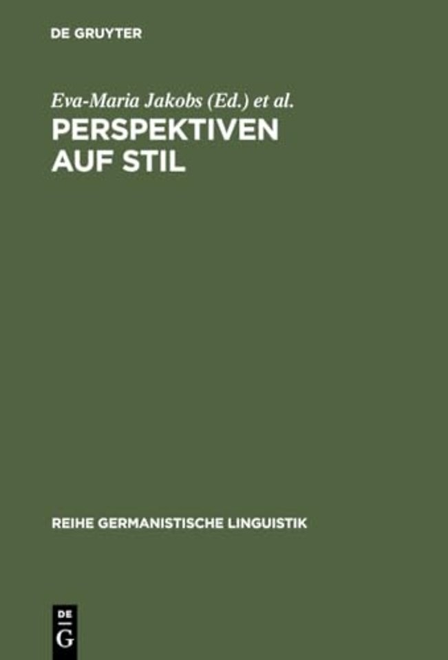 Perspektiven auf Stil