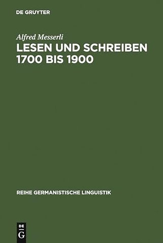 Lesen und Schreiben 1700 bis 1900 – Untersuchung zur Durchsetzung der Literalität in der Schweiz