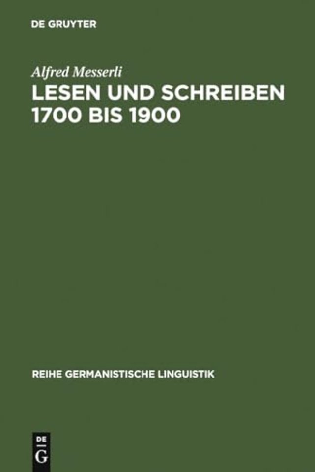 Lesen und Schreiben 1700 bis 1900 – Untersuchung zur Durchsetzung der Literalität in der Schweiz