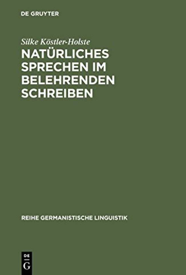 Natürliches Sprechen im belehrenden Schreiben – J. H. Campes »Robinson der Jüngere« (1779/80)