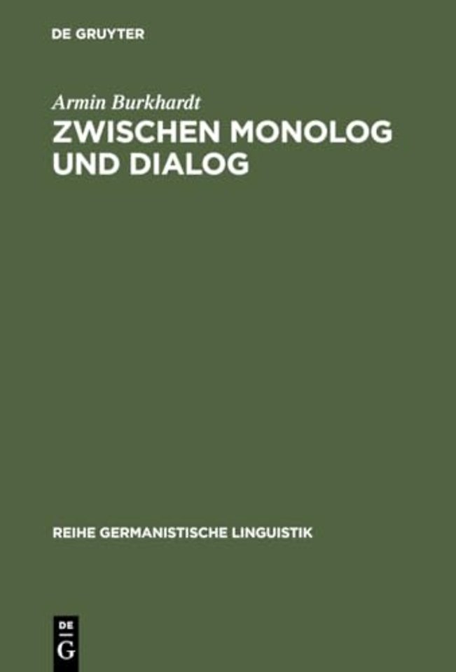 Zwischen Monolog und Dialog – Zur Theorie, Typologie und Geschichte des Zwischenrufs im deutschen Parlamentarismus