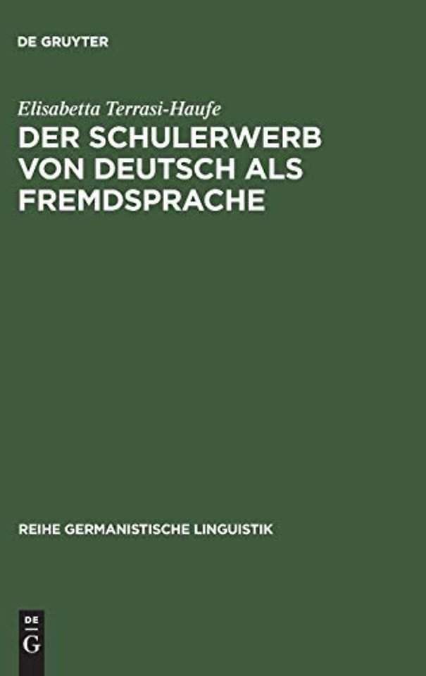 Der Schulerwerb von Deutsch als Fremdsprache