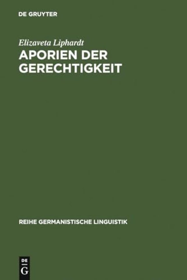 Aporien der Gerechtigkeit – Politische Rede der extremen Linken in Deutschland und Russland zwischen 1914 und 1919