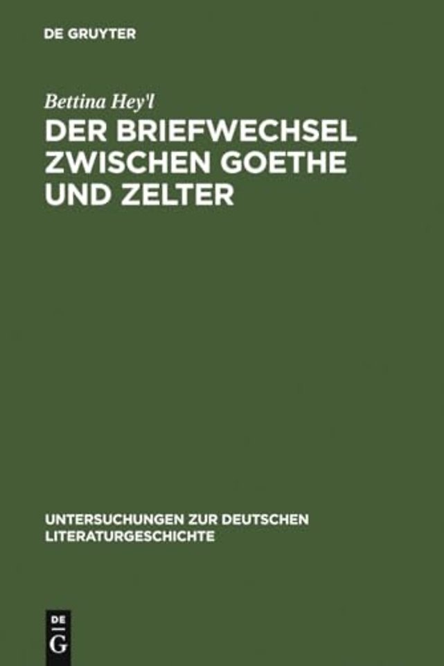 Der Briefwechsel zwischen Goethe und Zelter – Lebenskunst und literarisches Projekt