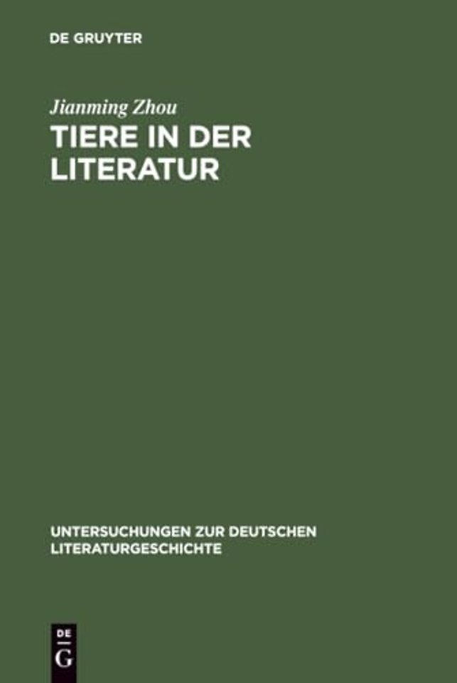 Tiere in der Literatur – Eine komparatistische Untersuchung der Funktion von Tierfiguren bei Franz Kafka und Pu Songling