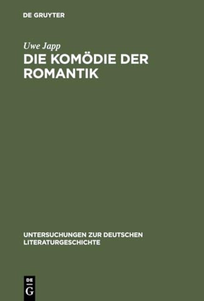 Die Komodie der Romantik