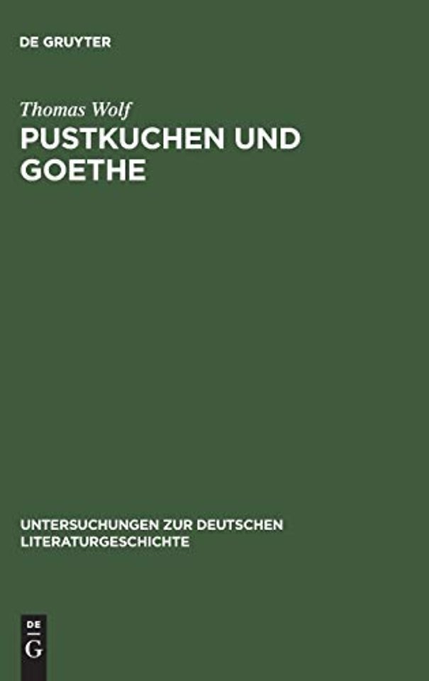 Pustkuchen und Goethe – Die Streitschrift als produktives Verwirrspiel