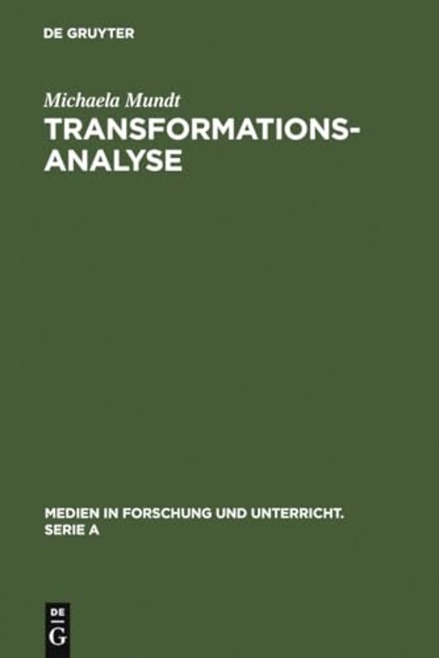 Transformationsanalyse – Methodologische Probleme der Literaturverfilmung