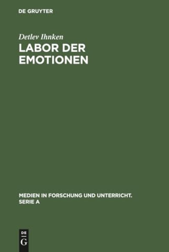 Labor der Emotionen – Analyse des Herstellungsprozesses einer Wort–Produktion im Hörfunk