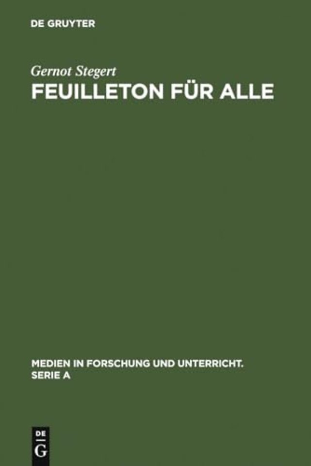 Feuilleton für alle – Strategien im Kulturjournalismus der Presse