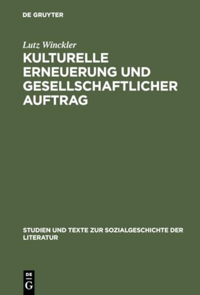 Kulturelle Erneuerung und gesellschaftlicher Auf – Zur Bestandspolitik der Öffentlichen Bibliotheken und Betriebsbüchereien in der SBZ und DDR 1945 bi