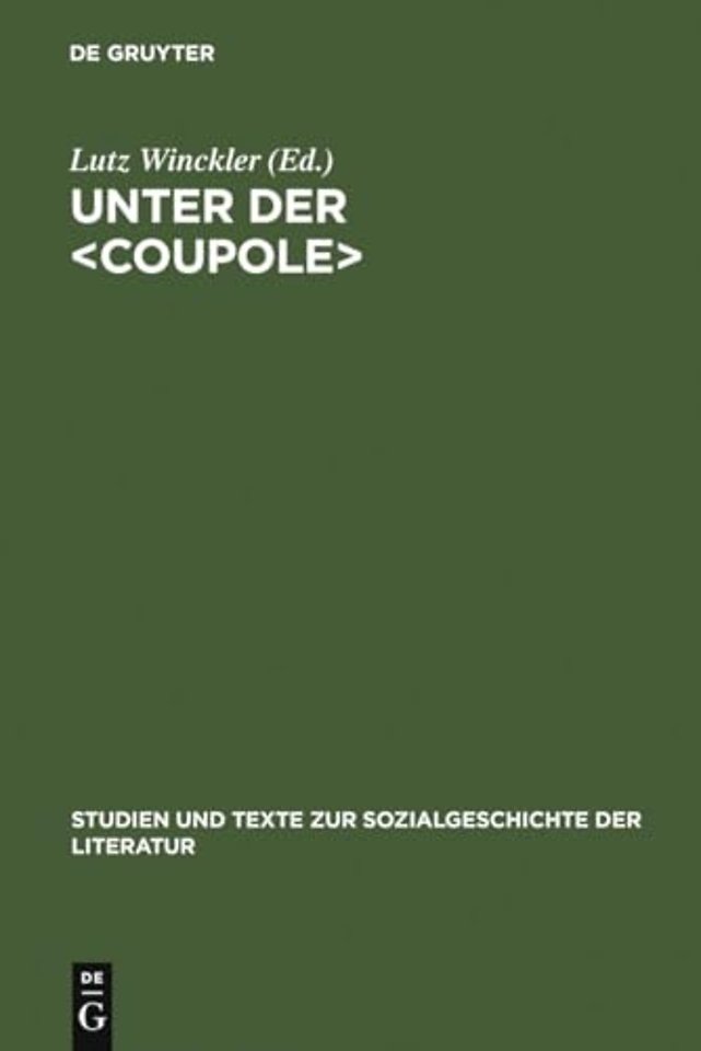 Unter der – Die Paris–Feuilletons Hermann Wendels 1933–1936