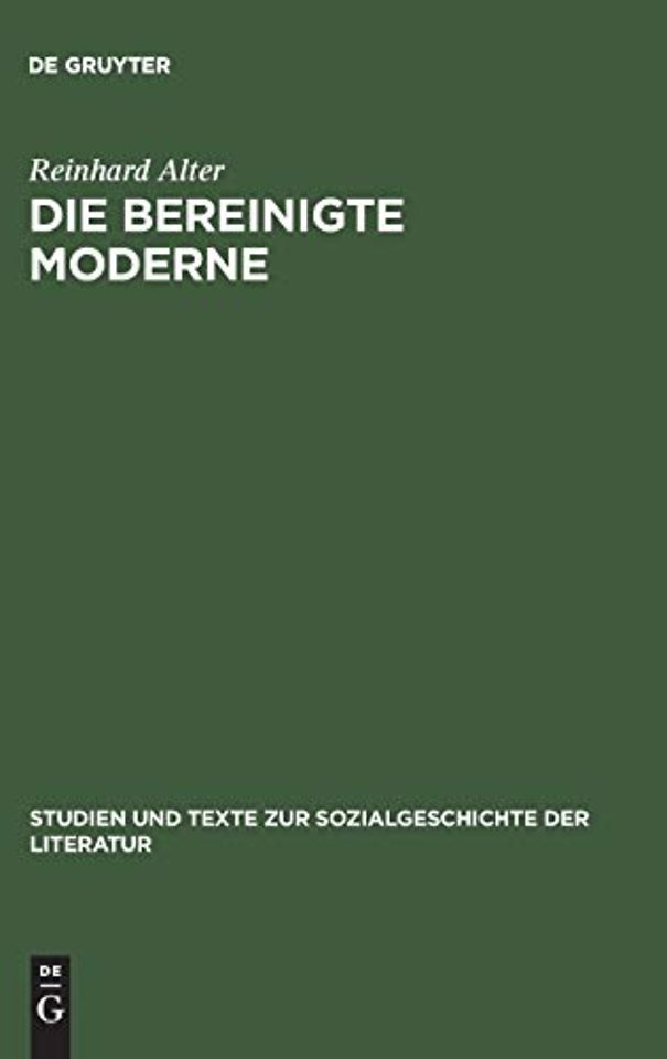 Die bereinigte Moderne – Heinrich Manns »Untertan« und politische Publizistik in der Kontinuität der deutschen Geschichte zwischen Kaiserreich und Dri