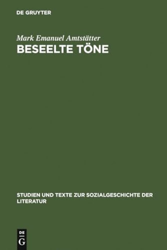 Beseelte Töne – Die Sprache des Körpers und der Dichtung in Klopstocks Eislaufoden