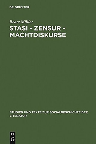Stasi – Zensur – Machtdiskurse – Publikationsgeschichten und Materialien zu Jurek Beckers Werk
